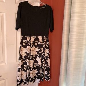 Black/Floral Dress